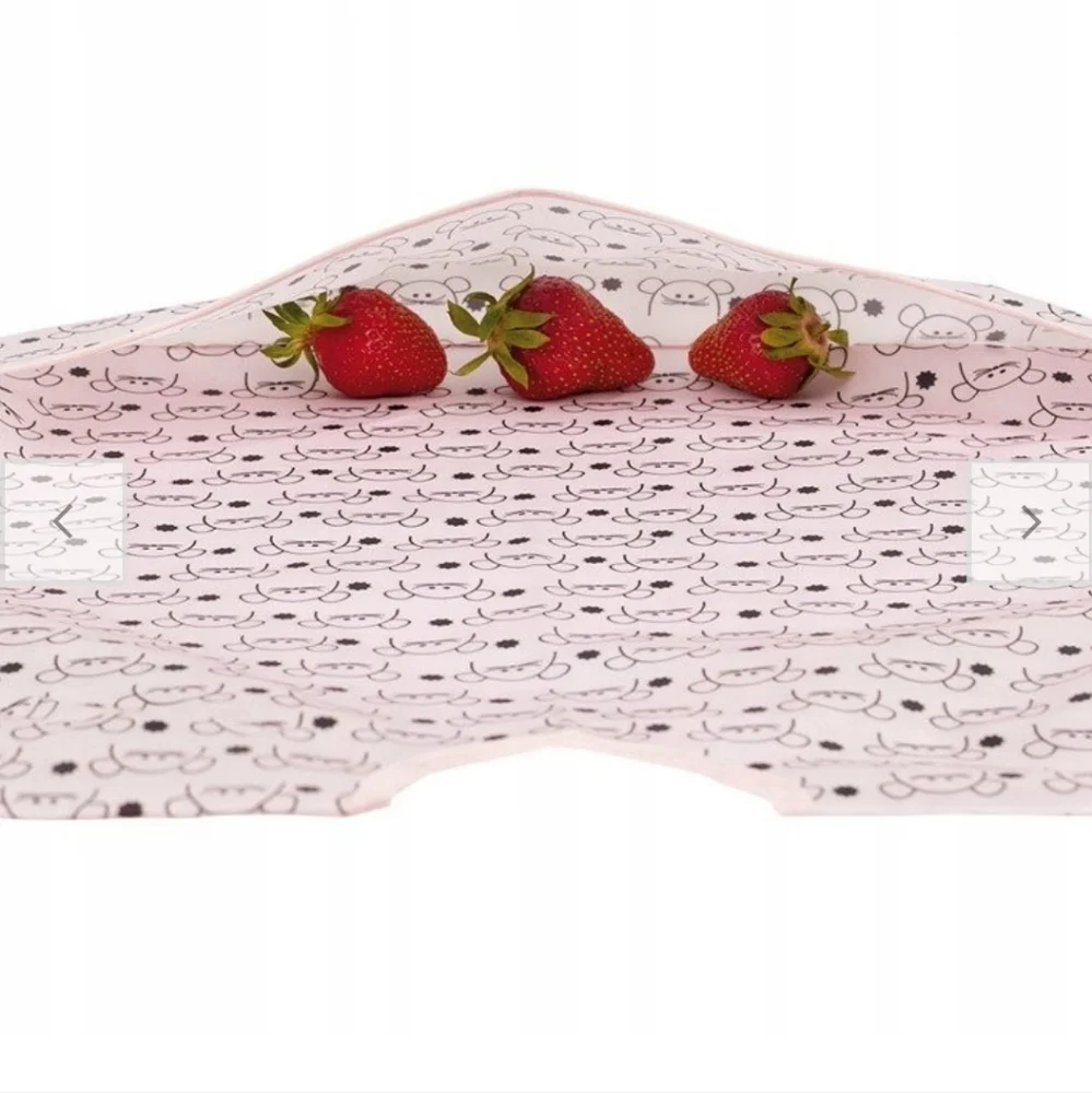 Lassig Little Chums Pink Long Sleeve Pink Mouse Bib